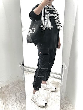 「COMME des GARCONS（コムデギャルソン）のアイテム」を使った、6000さん（メンズ・172cm）の夏コーディネート