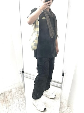 「RAF SIMONS（ラフシモンズ）のアイテム」を使った、6000さん（メンズ・172cm）の夏コーディネート