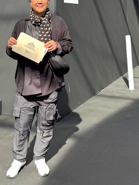 「NIKE（ナイキ）のアイテム（パンツ）」を使った、6000さん（メンズ・172cm）の春コーディネート