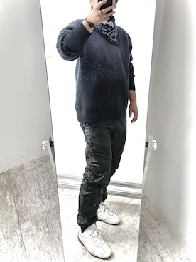 「HERMES（エルメス）のアイテム（アクセサリー）」を使った、6000さん（メンズ・172cm）の春コーディネート