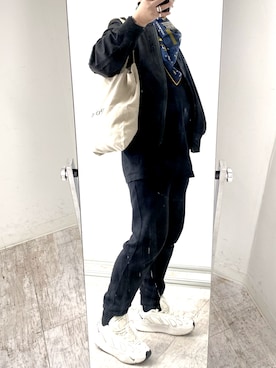 「HERMES（エルメス）のアイテム」を使った、6000さん（メンズ・172cm）の春コーディネート