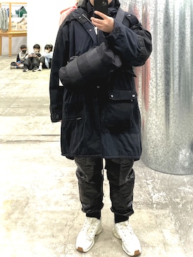 「UNDERCOVER（アンダーカバー）のアイテム」を使った、6000さん（メンズ・172cm）の春コーディネート