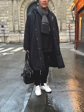 「アイテム（ステンカラーコート）」を使った、6000さん（メンズ・172cm）の秋コーディネート