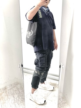 「HERMES（エルメス）のアイテム」を使った、6000さん（メンズ・172cm）の夏コーディネート