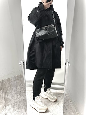 「Sacai（サカイ）のアイテム」を使った、6000さん（メンズ・172cm）の冬コーディネート