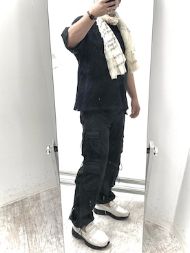 「HERMES（エルメス）のアイテム」を使った、6000さん（メンズ・172cm）の夏コーディネート
