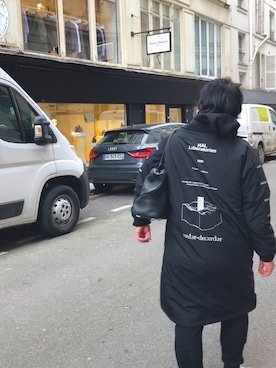 「UNDERCOVER（アンダーカバー）のアイテム」を使った、6000さん（メンズ・172cm）の冬コーディネート