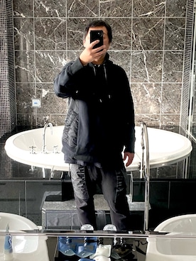 「JULIUS（ユリウス）のアイテム（パンツ）」を使った、6000さん（メンズ・172cm）の春コーディネート