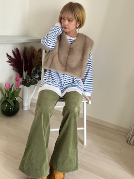 「ROLLA'S（ローラス）のアイテム」を使った、yukari_riraさん（レディース・155cm）の冬コーディネート