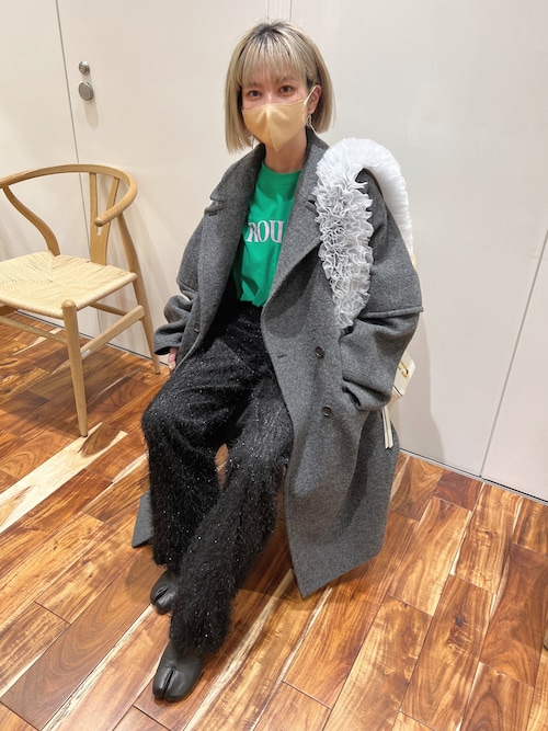 【新品】SELENAHELIOS MAISON SPECIAL エナメル　パンツ Side Slash Denim/サイドスラッシュデニム【MAISON SPECIAL