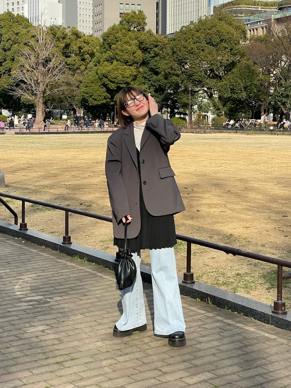 ダブルクロス ビッグ ジャケットを使った人気ファッション