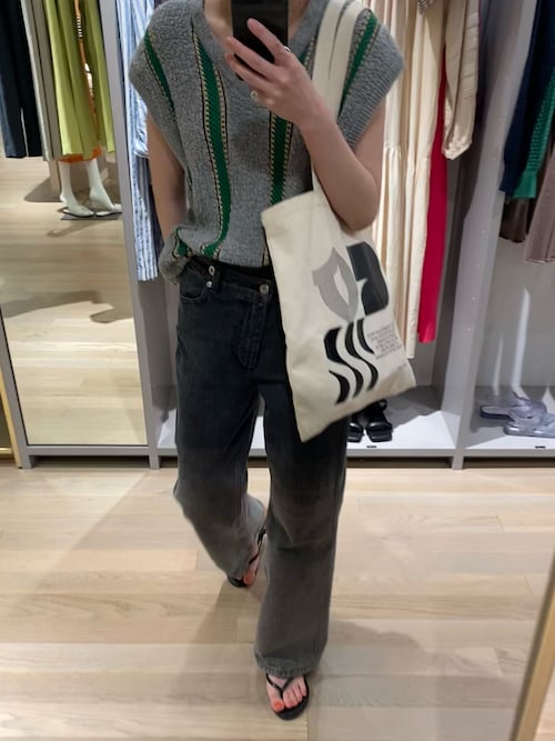 6（ロク）の「＜6(ROKU)＞PILE STRIPE VEST/ベスト（ベスト