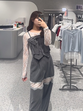 「アイテム（パンツ）」を使った、ゆうかさん（レディース・155cm・20代）の夏コーディネート