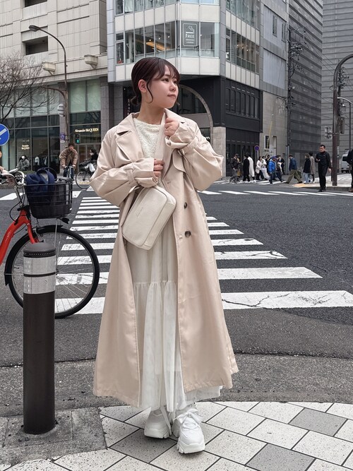 OLIVE des OLIVE HEP FIVEゆうかさんのトレンチコートを使った 