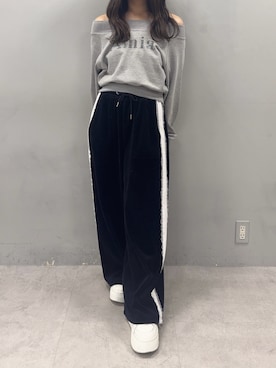 「アイテム（スウェット）」を使った、ゆうかさん（レディース・155cm・20代）の夏コーディネート