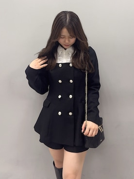 「アイテム（ブーツ）」を使った、ゆうかさん（レディース・155cm）の夏コーディネート