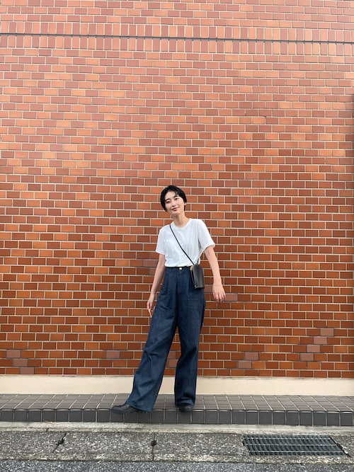 TUCK DENIM PANTS (DRAG) タックデニムパンツ (ドラッグ)（デニム 