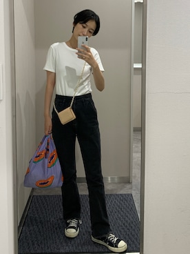 潮田あかりさん（レディース・166cm）の夏コーディネート