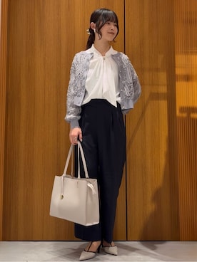 「index（インデックス）のアイテム（バッグ）」を使った、Rinnaさん（レディース・164cm）の春コーディネート