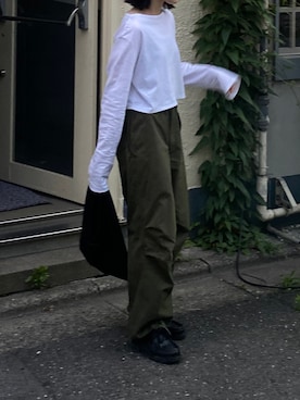 「AURALEE」｜Kotonoさん（レディース・157cm）の夏コーディネート