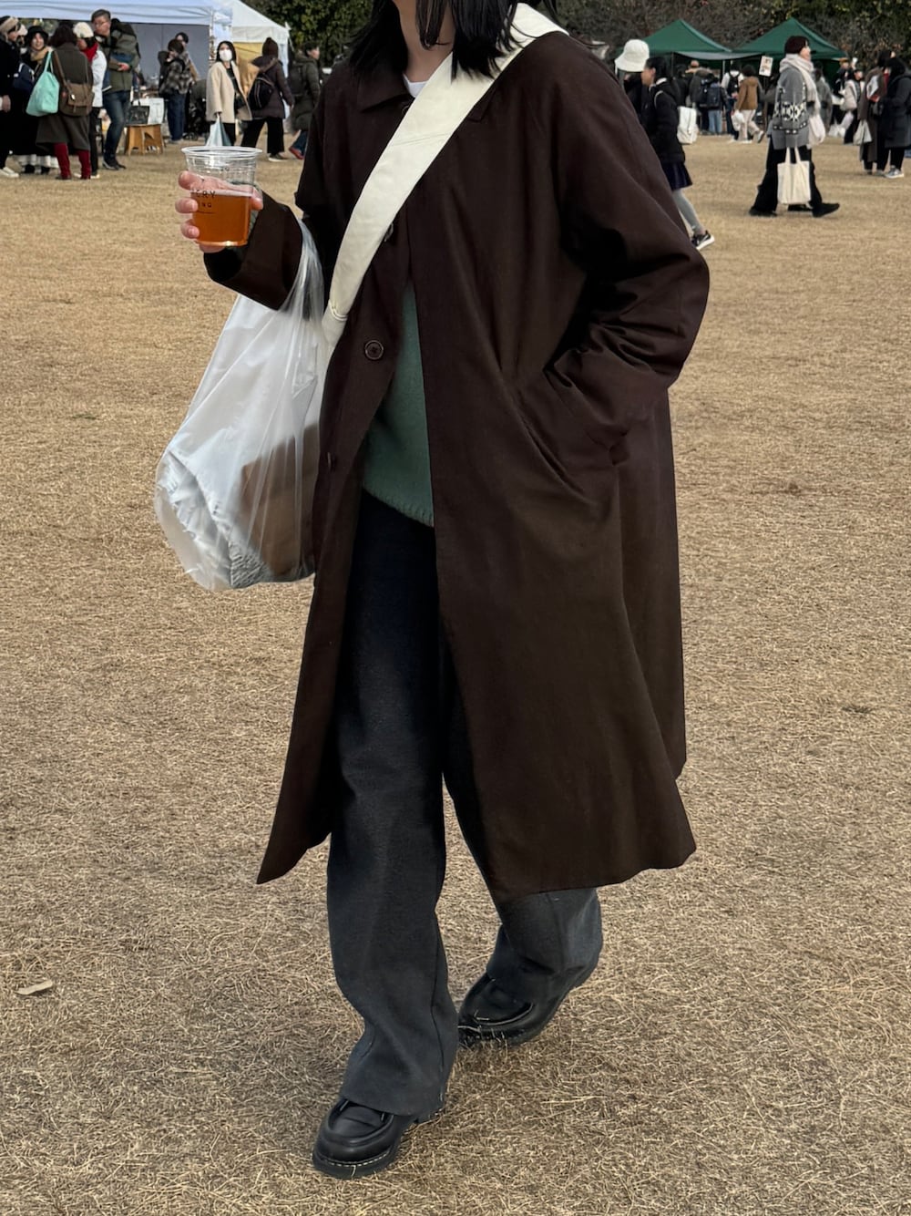 YAECA ヤエカ ダスターコート ロングコート ウール ブラウン 茶系 YAECA 【WRITE】ウールダスターコート | Less Higashikawa