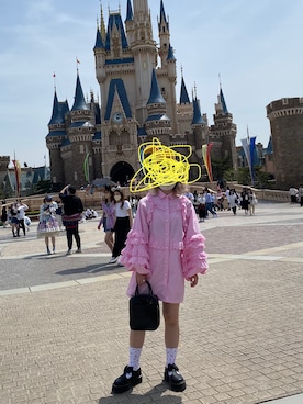 「Little sunny bite（リトルサニーバイト）のアイテム（シャツワンピース）」を使った、HALさん（レディース・155cm）の春コーディネート