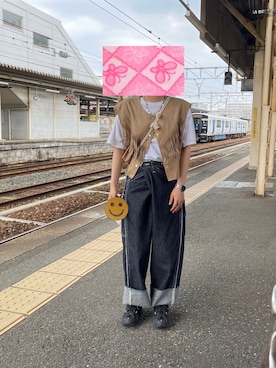 「maturely」｜揚げ餅さんさん（レディース・153cm）の秋コーディネート