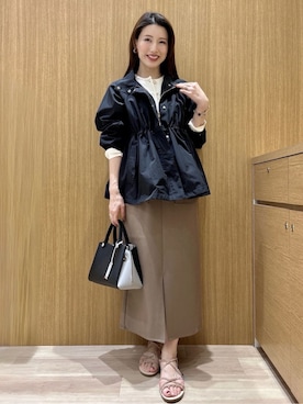 「HusHusH（ハッシュアッシュ）のアイテム」を使った、maiさん（レディース・160cm）の春コーディネート