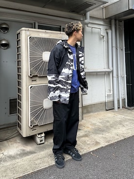 「アイテム（ジャケット/アウター）」を使った、Reiyaさん（メンズ・180cm・20代）の秋コーディネート