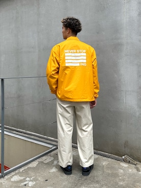 「アイテム（ブルゾン）」を使った、Reiyaさん（メンズ・180cm・20代）の秋コーディネート