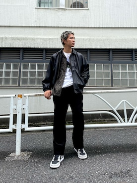 「アイテム（ジャケット/アウター）」を使った、Reiyaさん（メンズ・180cm・20代）の秋コーディネート