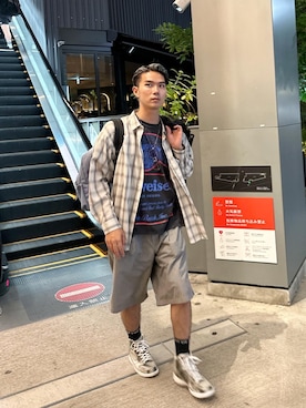 Reiyaさん(メンズ・180cm)の夏コーディネート