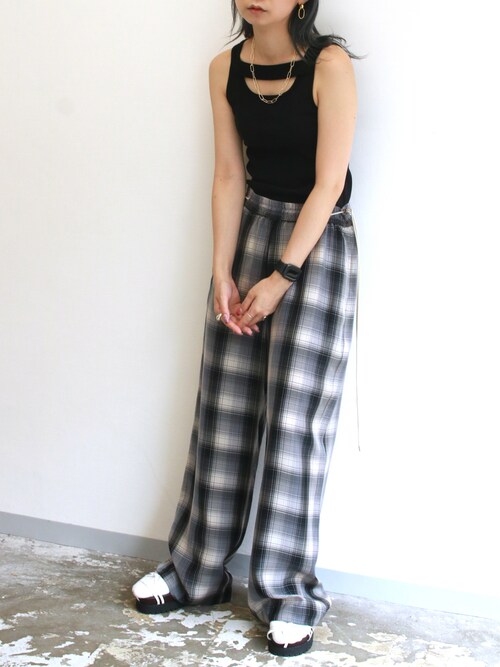 G.V.G.V.（ジーヴィージーヴィー）の「CHECK TROUSERS（その他パンツ