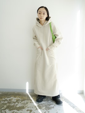 「G.V.G.V.（ジーヴィージーヴィー）のアイテム」を使った、risako fujieさん（レディース・153cm）の冬コーディネート