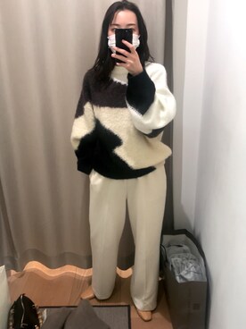 「LIFE's（ライフズ）のアイテム」を使った、７さん（レディース・156cm）の冬コーディネート