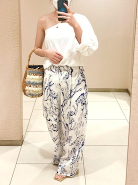 「AKIRANAKA（アキラナカ）のアイテム」を使った、７さん（レディース・156cm）の夏コーディネート