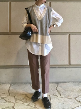 さいとうはるかさん（レディース・163cm）の秋コーディネート