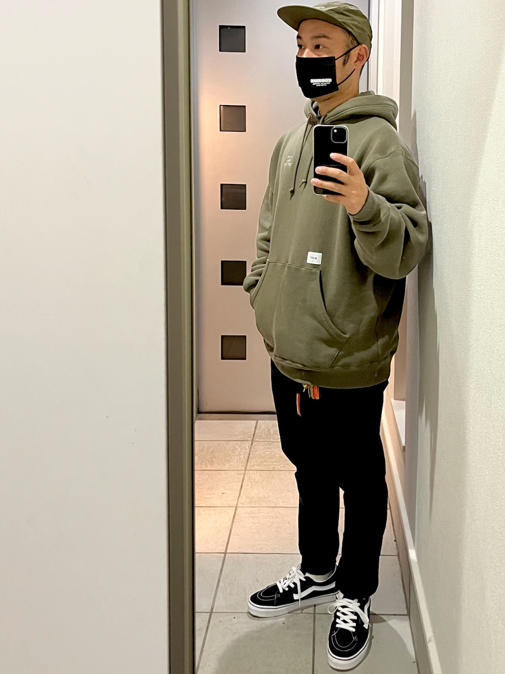 WTAPS VANS プルオーバーパーカー　カーキ NWT Mens Vans x WTAPS Edition Torrey Jacket $180 L dark