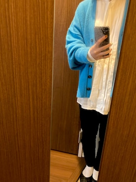 「OZOC（オゾック）のアイテム（ショルダーバッグ）」を使った、Nariseさん（レディース・152cm）の秋コーディネート