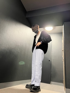 「MONKEY TIME（モンキータイム）のアイテム（ブルゾン）」を使った、yongさん（メンズ・171cm）の冬コーディネート