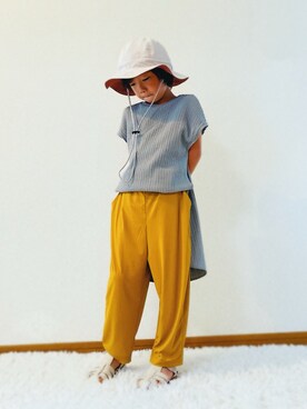 「アイテム（サンダル）」を使った、iyori2015さん（キッズ・110cm）の夏コーディネート
