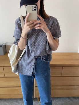 a__yaさん（レディース・158cm）の春コーディネート