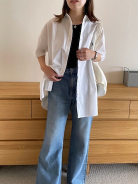 「Auntie Rosa Holiday（アンティローザホリデー）のアイテム（ワンピース）」を使った、a__yaさん（レディース・158cm）の春コーディネート