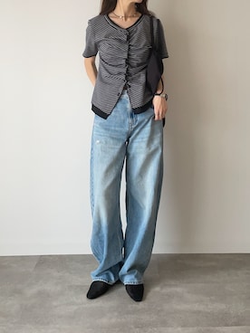 a__yaさん（レディース・158cm）の夏コーディネート