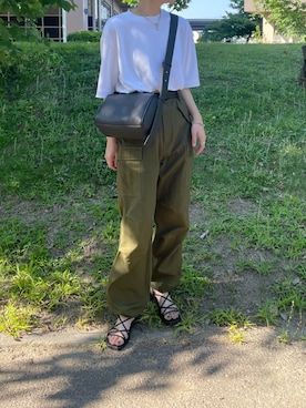 「Rename（リネーム）のアイテム（バッグ）」を使った、a__yaさん（レディース・158cm）の夏コーディネート