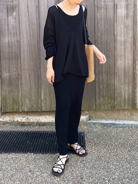 「Rename（リネーム）のアイテム（バッグ）」を使った、a__yaさん（レディース・158cm）の夏コーディネート