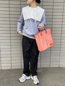 「JUNOAH」｜「アイテム（パンツ）」を使った、a__yaさん（レディース・158cm）の冬コーディネート