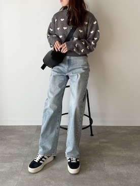 「Rename（リネーム）のアイテム（バッグ）」を使った、a__yaさん（レディース・158cm）の秋コーディネート