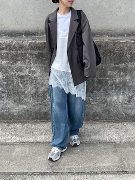 「forksy.（フォルクシー）のアイテム」を使った、a__yaさん（レディース・158cm）の春コーディネート