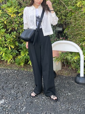 「Rename（リネーム）のアイテム（バッグ）」を使った、a__yaさん（レディース・158cm）の夏コーディネート